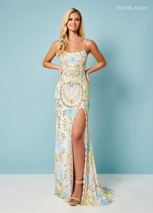 Rachel allan white dress 2025
