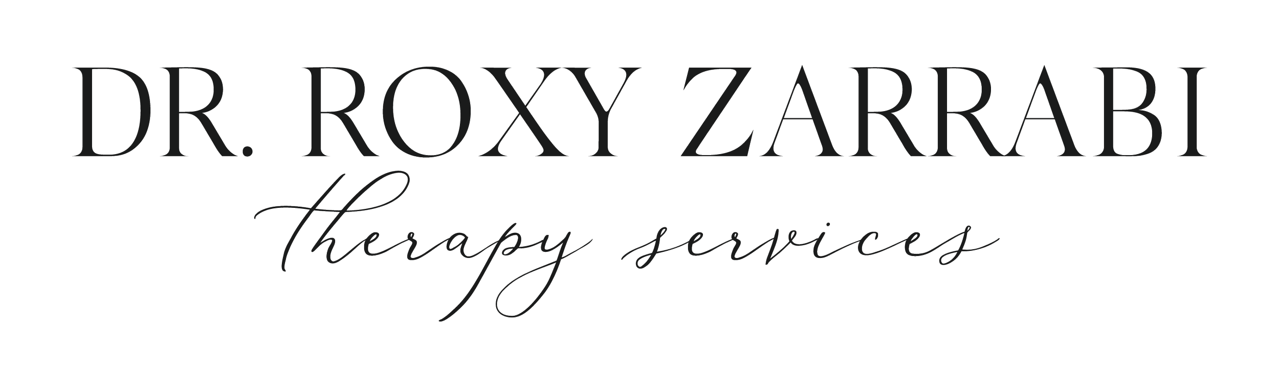 Dr. Roxy Zarrabi - Therapy Services