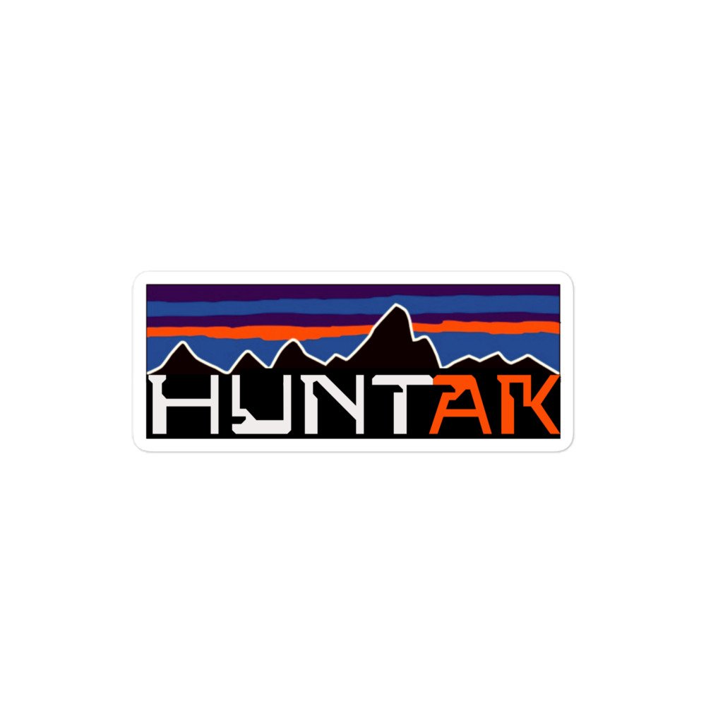 Hunt AK Patagonia Sticker - AK - the ALASKALIFE