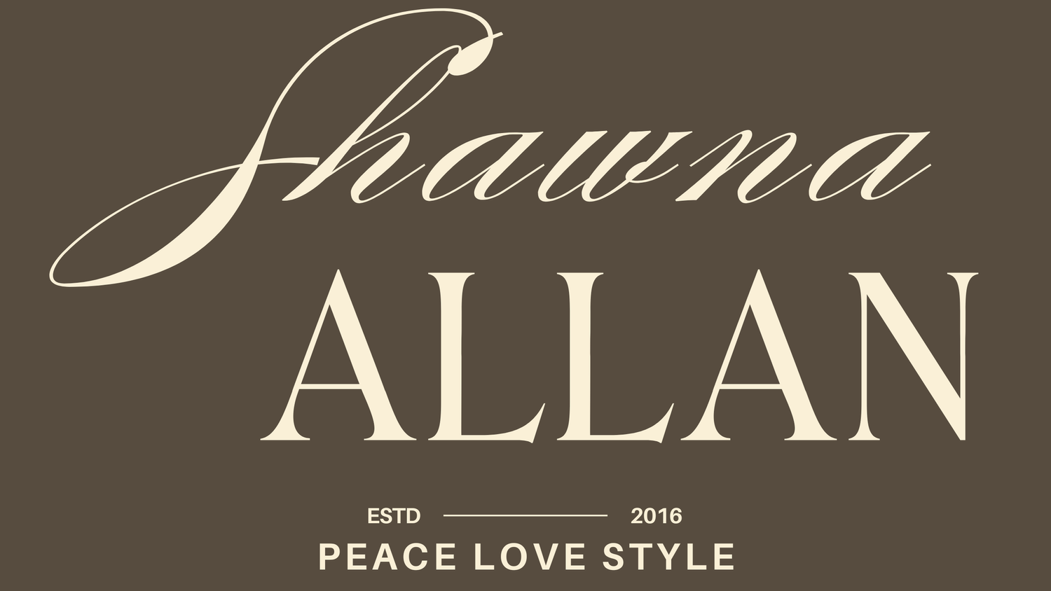Shawna Allan: Peace. Love. Style.