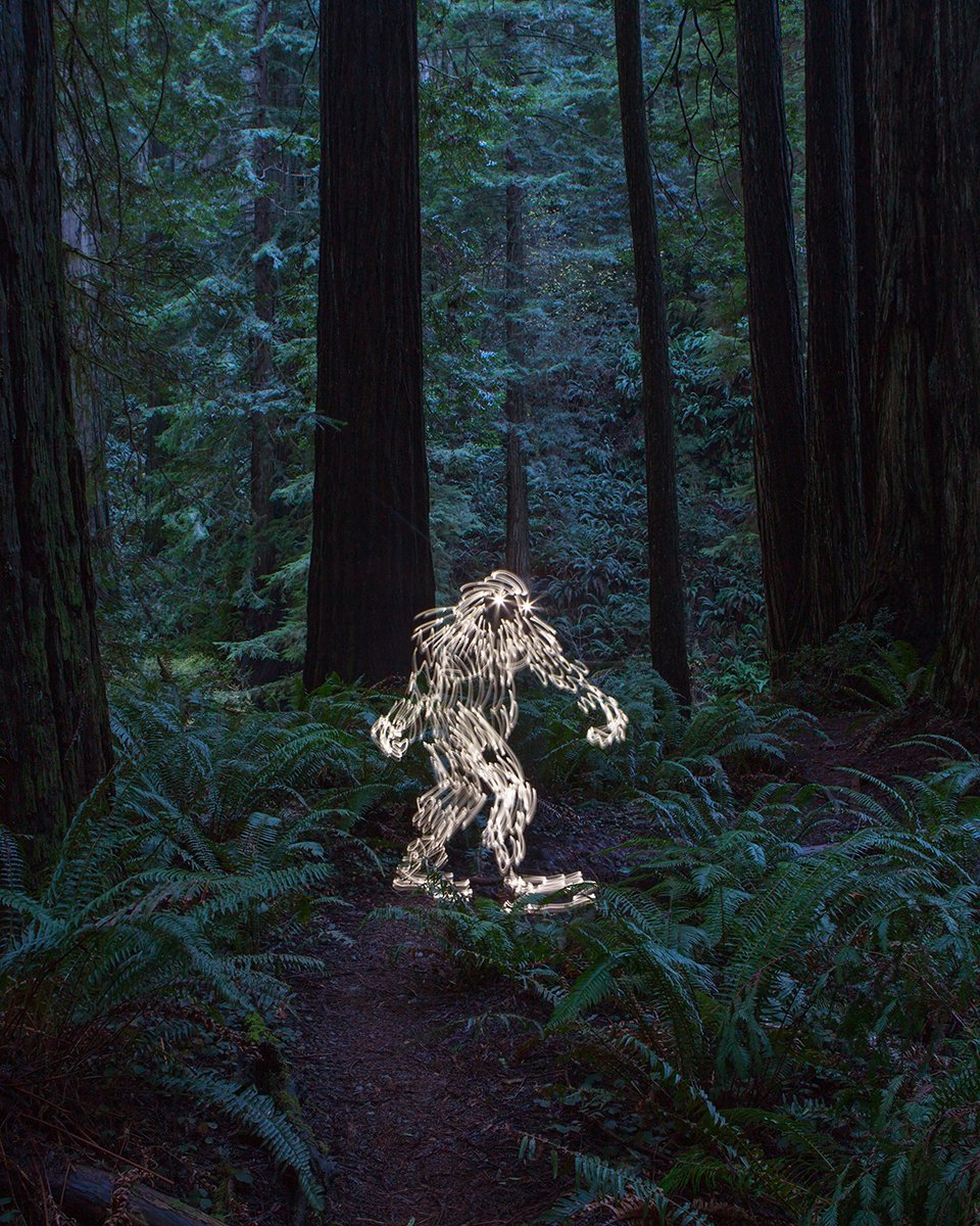 rolle Frastøde Syd Bigfoot Print — DARIUSTWIN - Light Painting Photography