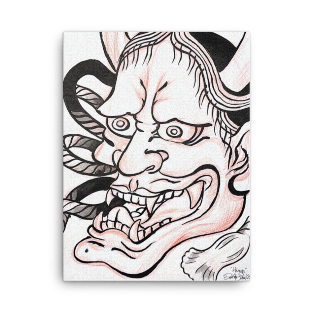 Hannya Canvas — SETZER INK Hannya Canvas — SETZER INK