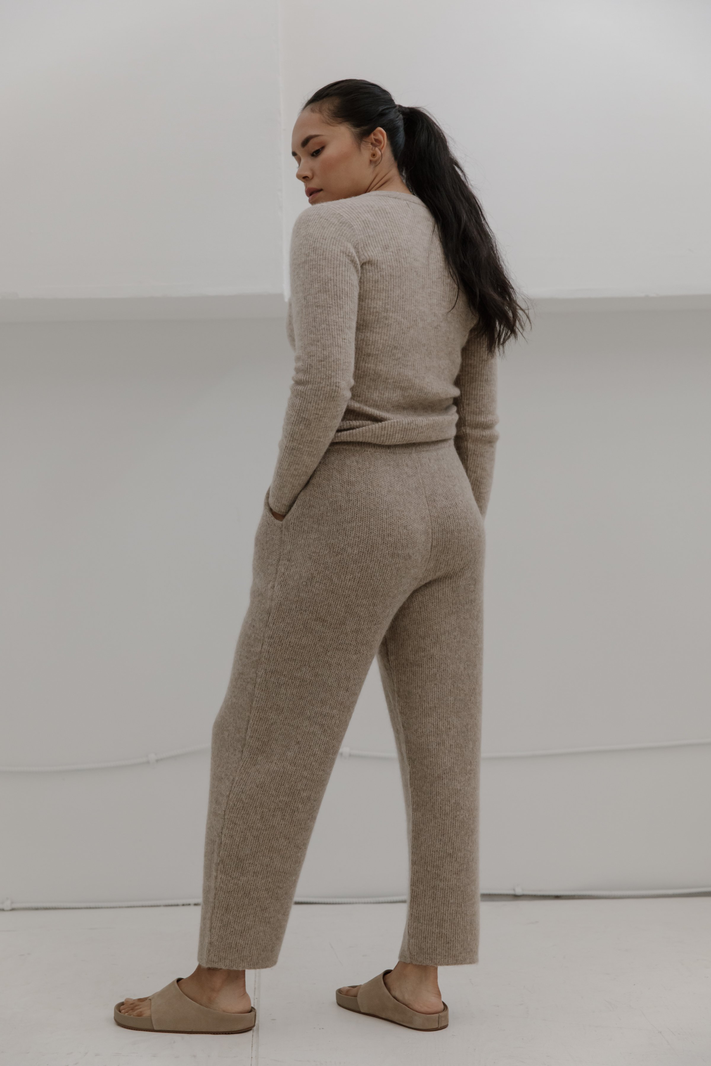 Bare Knitwear Jude Alpaca Pants — Alma Mercantile