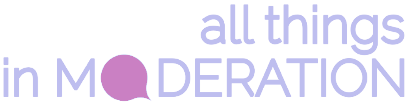 All Things in Moderation