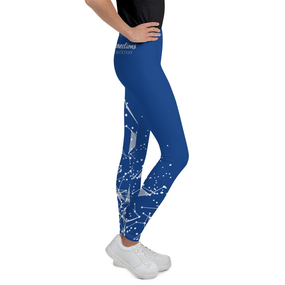 Youth Leggings - Blue — Connections Dance School