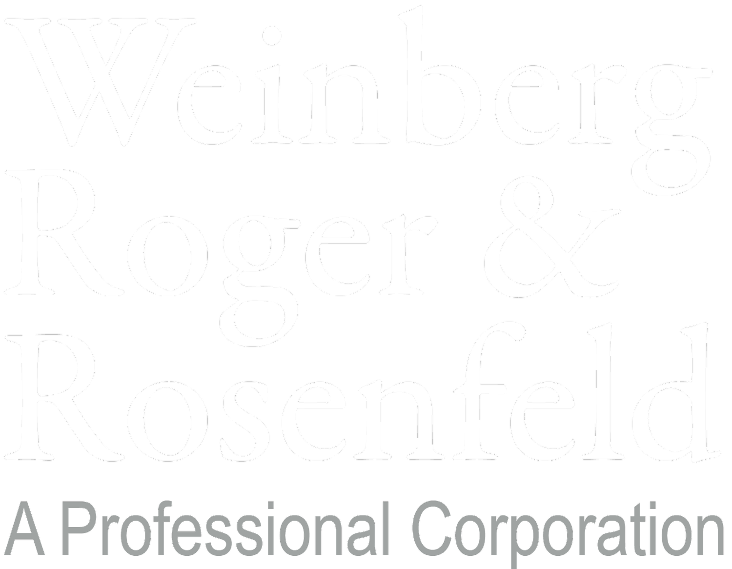 Weinberg, Roger &amp; Rosenfeld