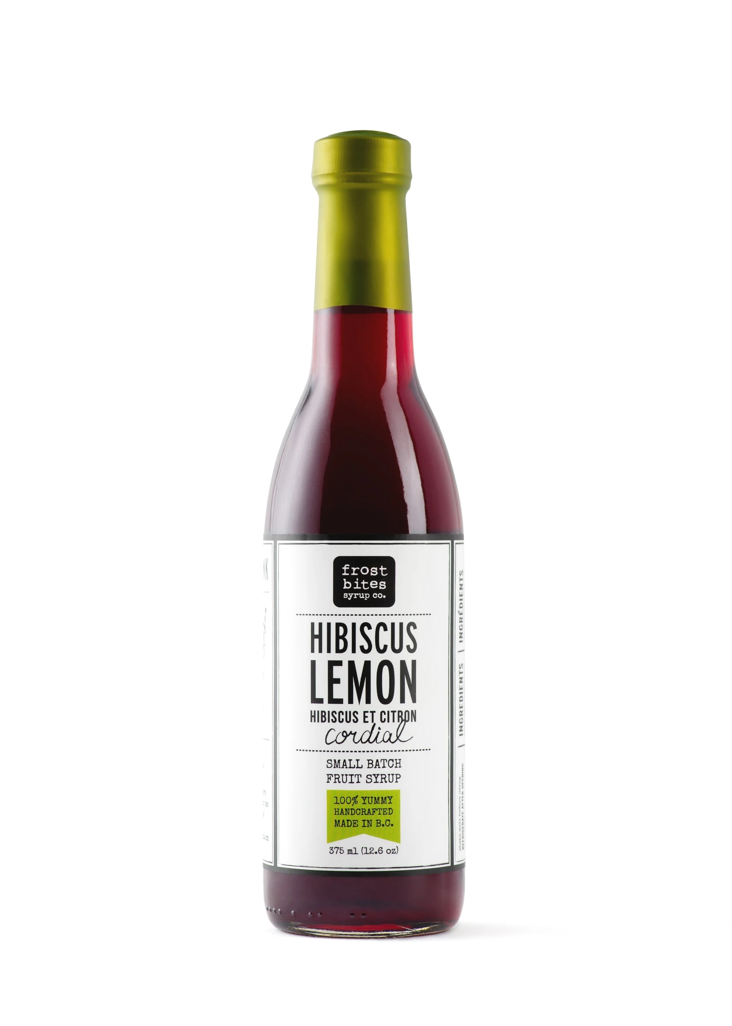 ドリカム　DELICIOUS MD Hibiscus Lemon Cordial — Frost Bites Syrup Co.