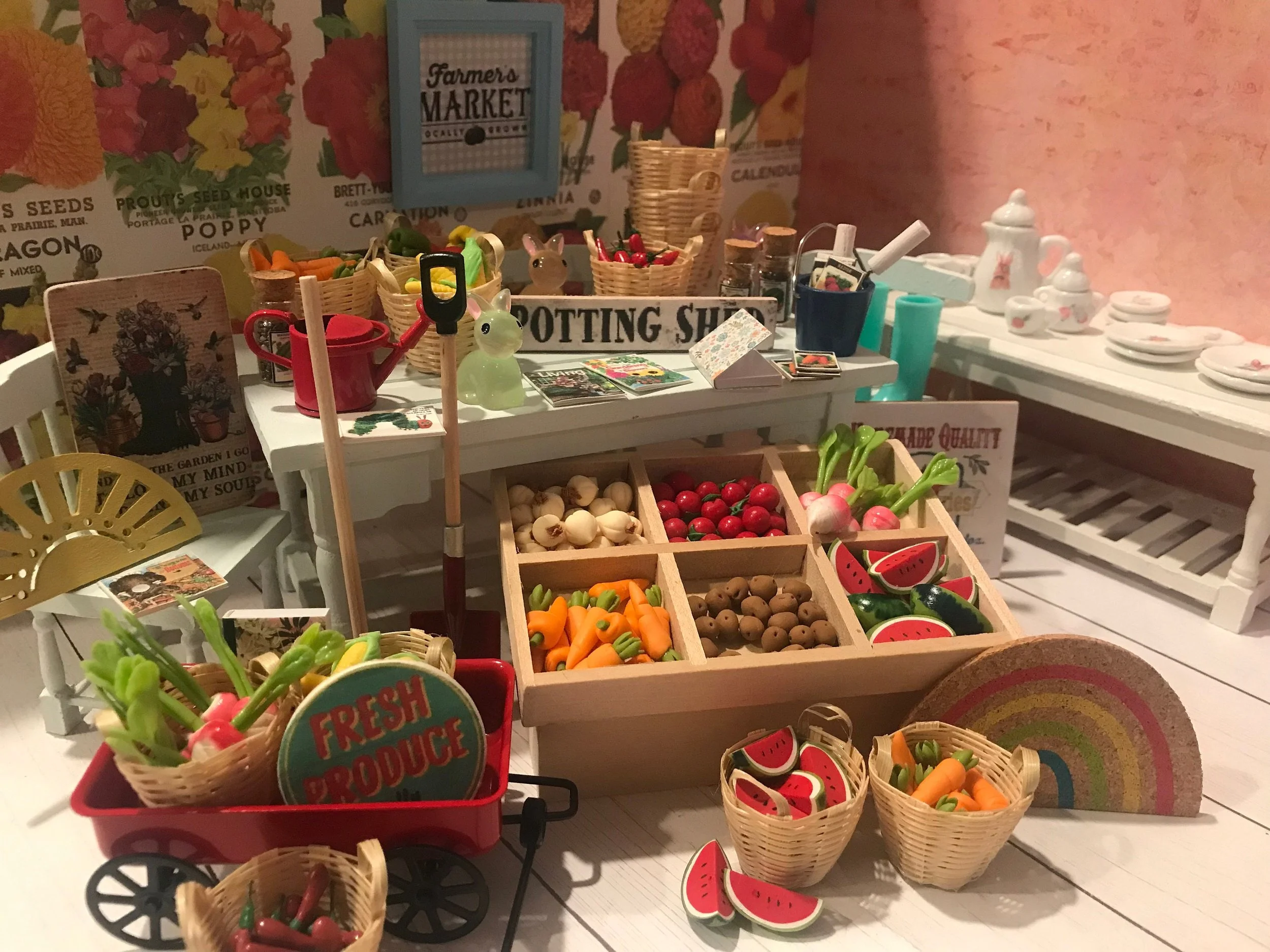 28 Pcs Miniature Food Mini Vegetables Figurines Miniature
