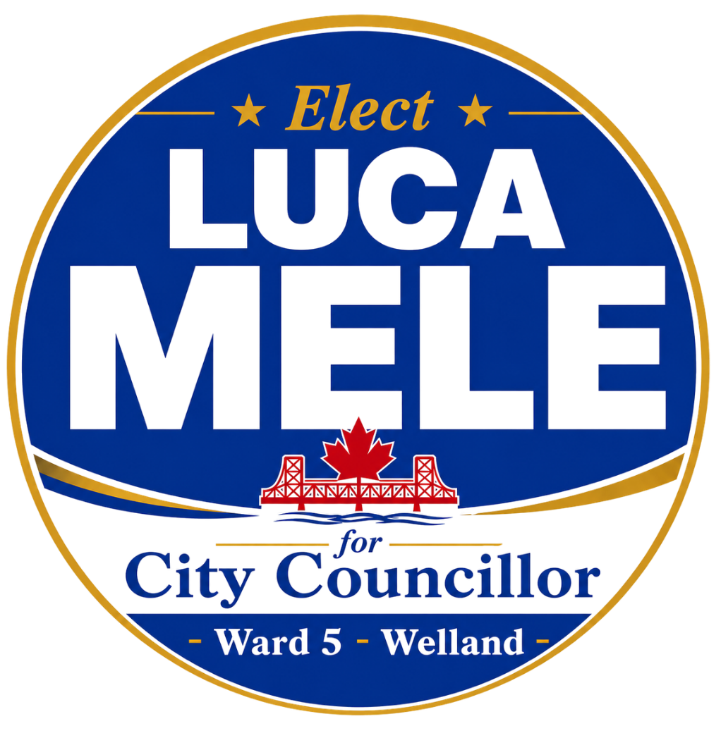 Vote Luca Mele for Welland Ward 5 City Councillor