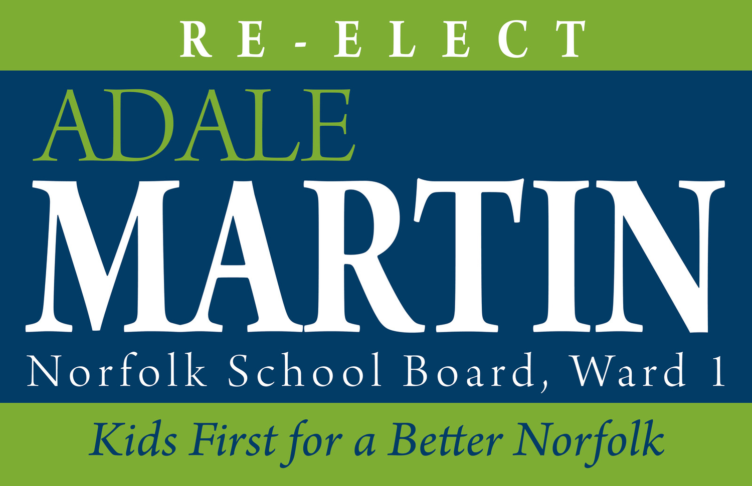 Dr. Adale Martin for Norfolk School Board