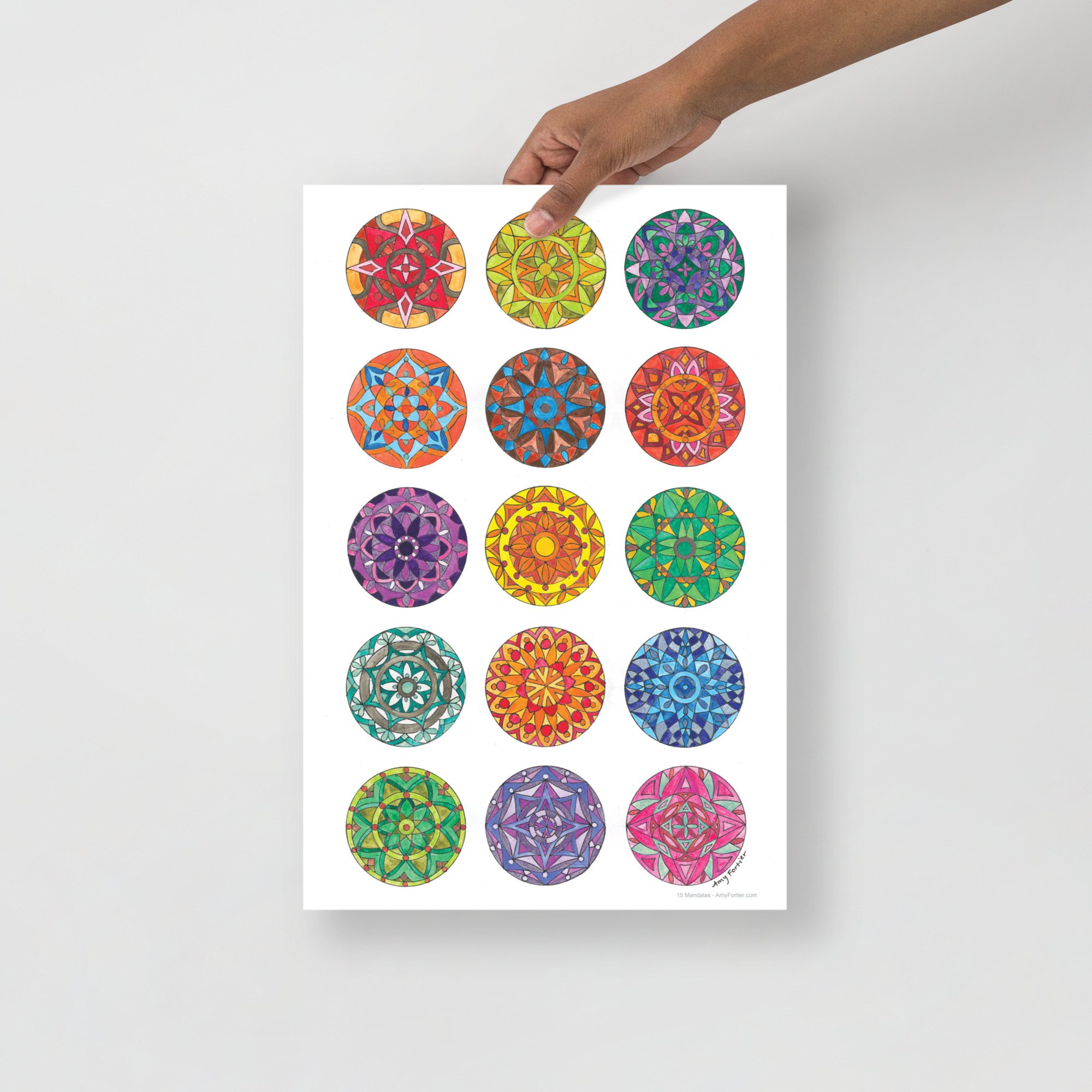 15 Mandalas Print — Amy Fortier