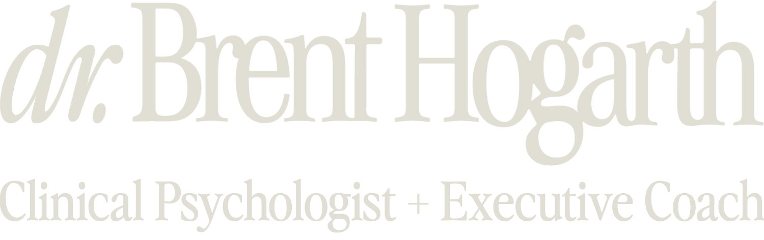 Dr. Brent Hogarth - Clinical Psychologist + Executive Coach