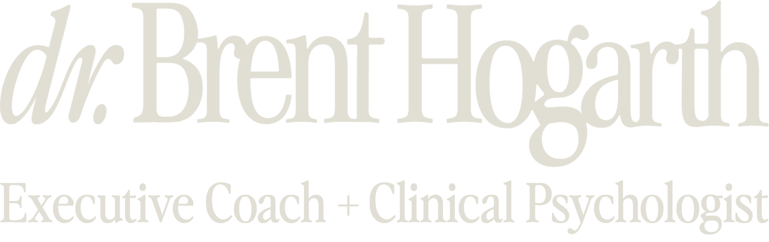 Dr. Brent Hogarth - Executive Coach + Clinical Psychologist