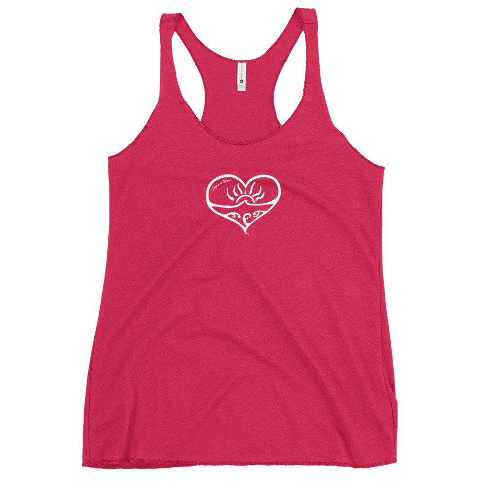 Life's a Wave Heart Tank Top — Life's a Wave
