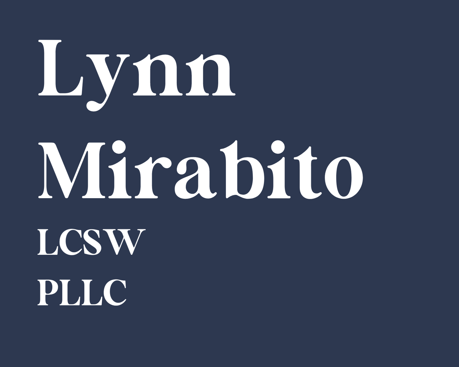Lynn Mirabito, LCSW, PLLC