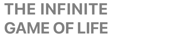 THE INFINITE GAME OF LIFE