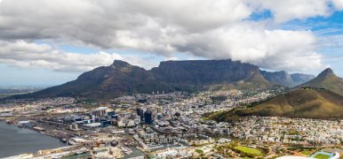 Cape Town aerial photograph