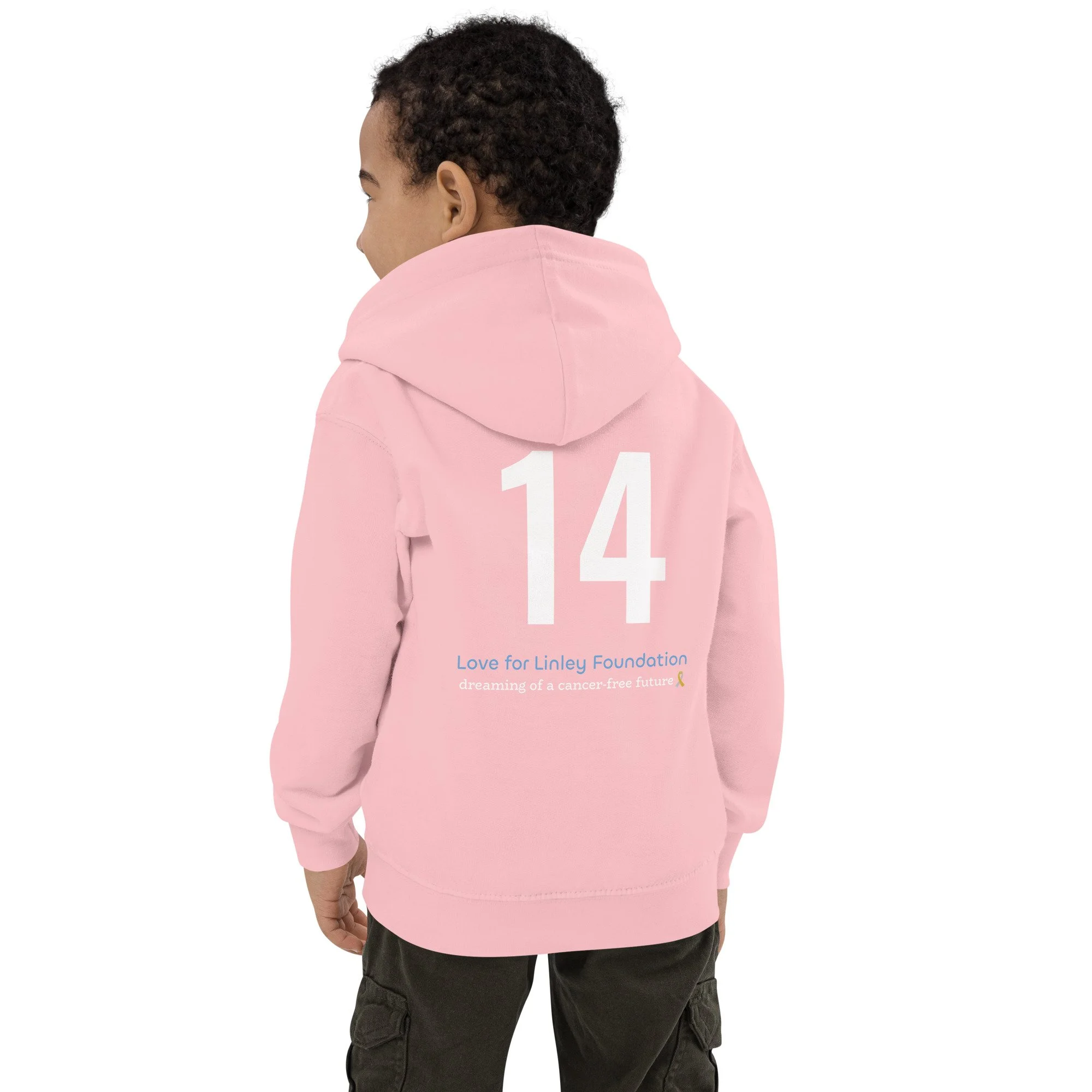 Baby pink leavers hoodie discount