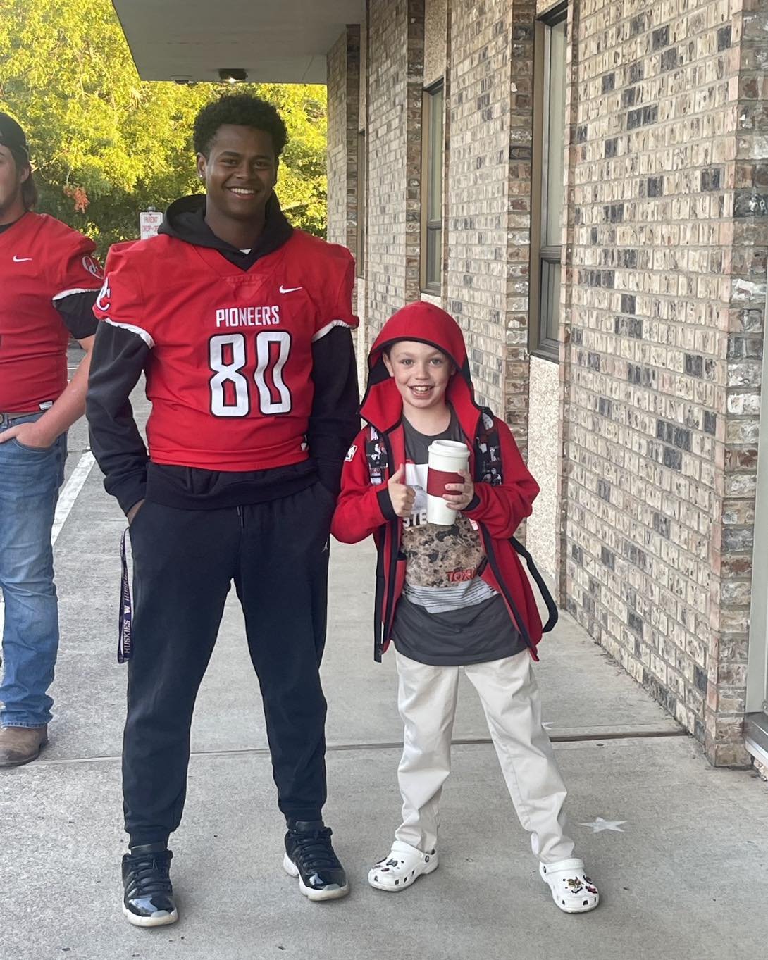 OCHS Football players Visit Elementary Schools