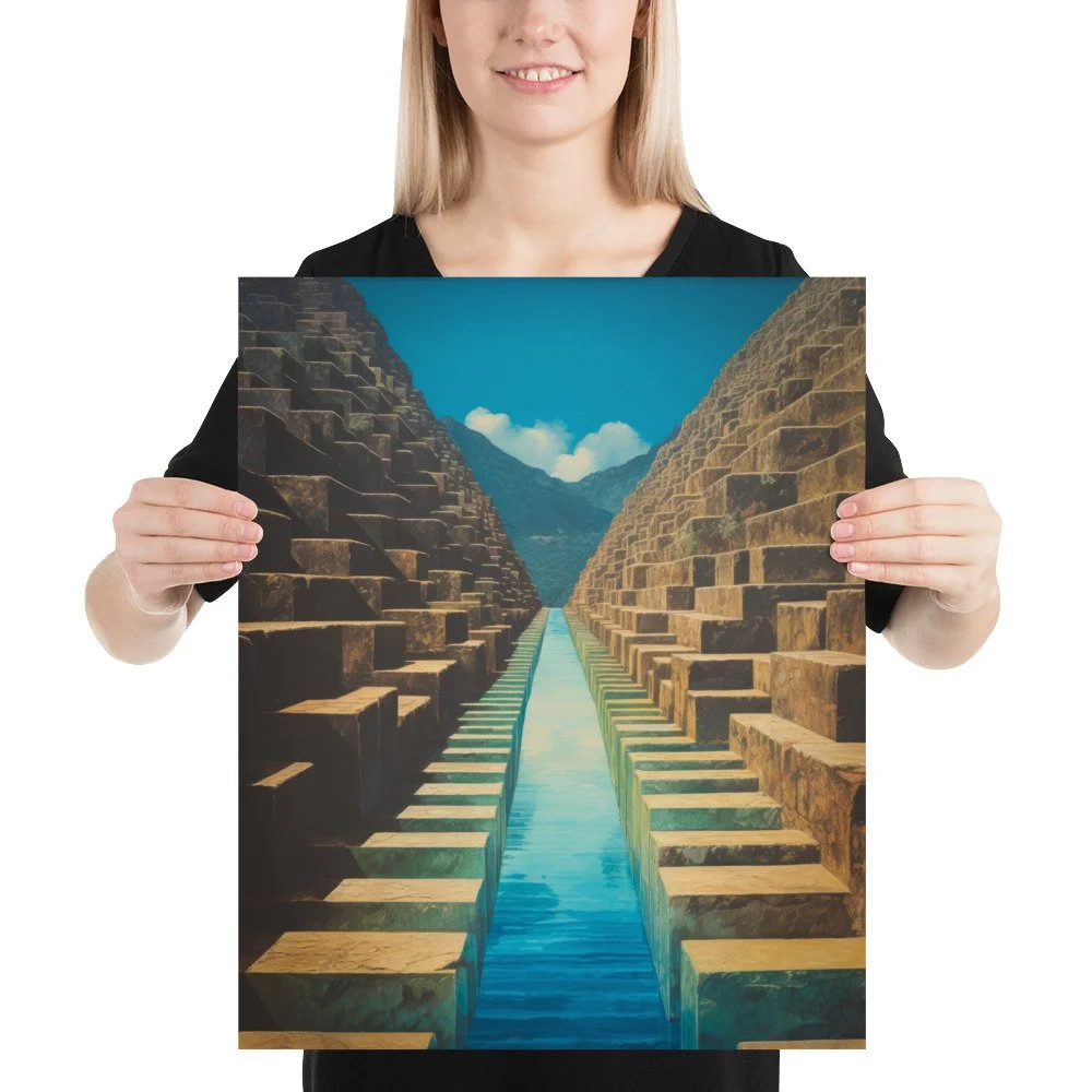 Vaporwave Abstractions - Series 2 - Drop 6 - Variant 4 — Serpenti