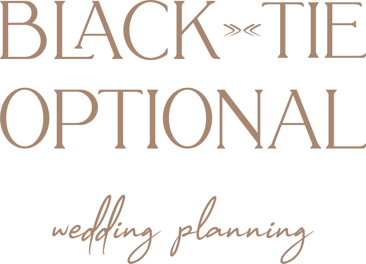 Black Tie Optional | Wedding Planning