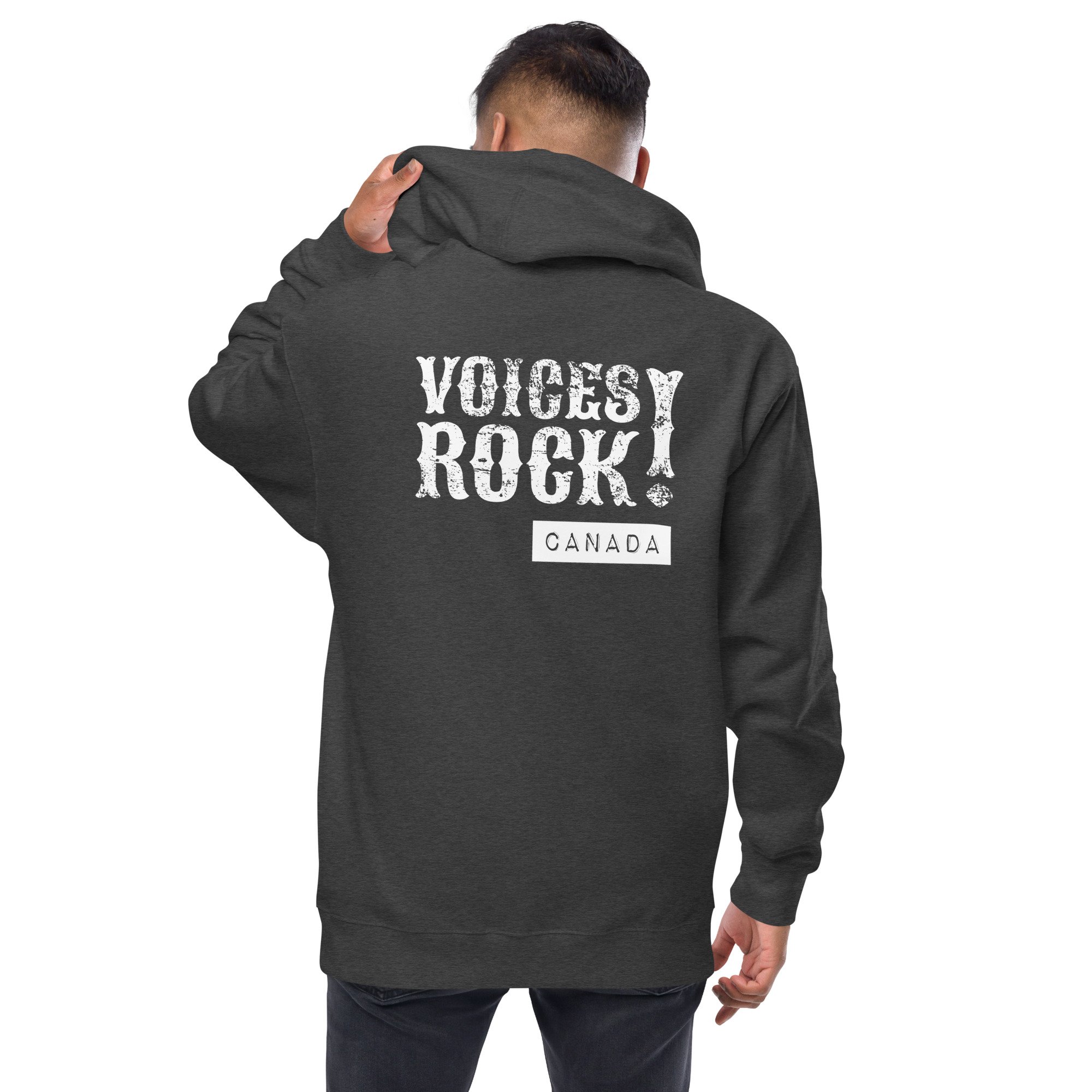 VRC Unisex Zip-Up Hoodie — Voices Rock Canada