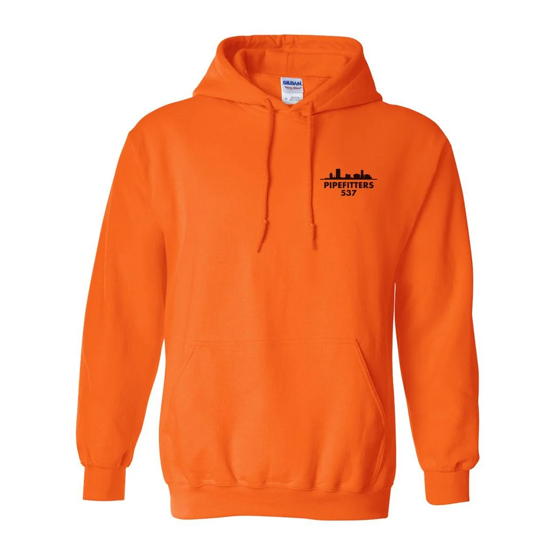 Orange hoodie cheap plain