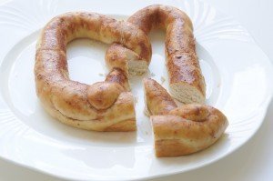 Large Pretzel MyPlate Portion Control