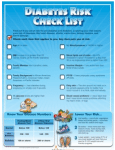 Diabetes Risk Poster