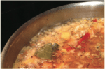 You can make tons of savory soups with this broth