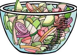 When in doubt, go for the veggies!