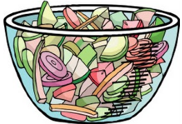 Fruits and Vegetables are Full of Fiber