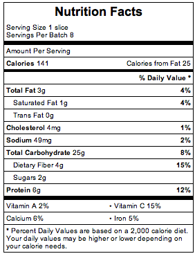 Nutrition Information
