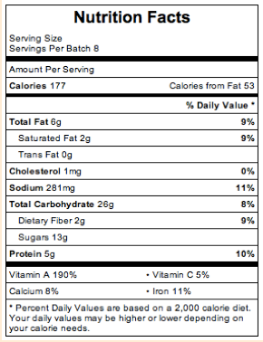 Nutrition Information