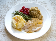 Balanced Thanksgiving Plate