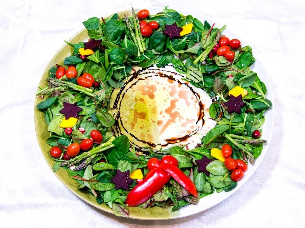Holiday Salad Wreath