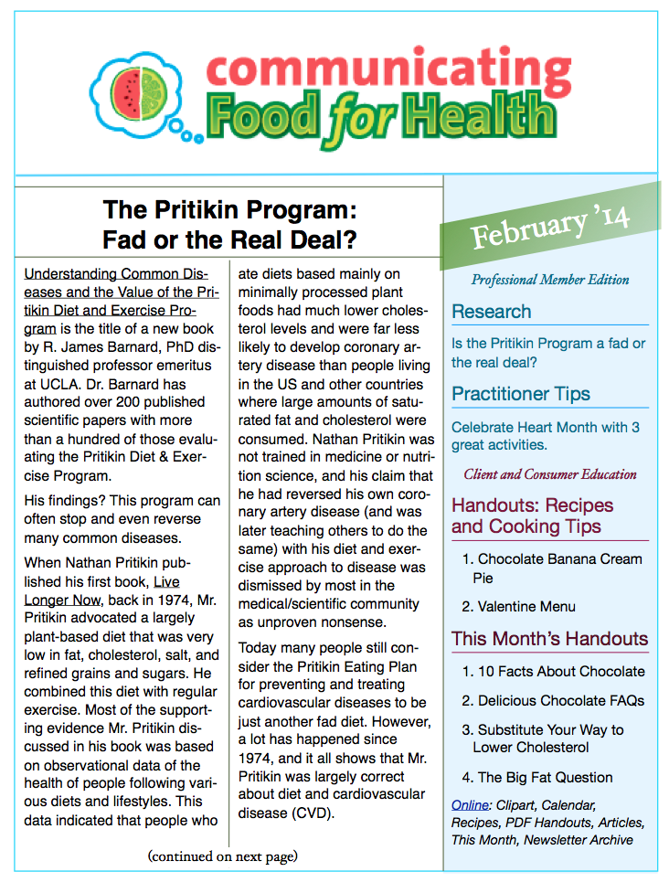 February 2014 Newsletter