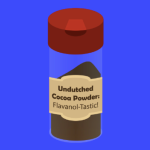 Undutched chocolate is rich in flavanols.