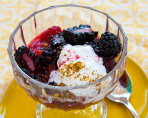 Blackberries Jubilee