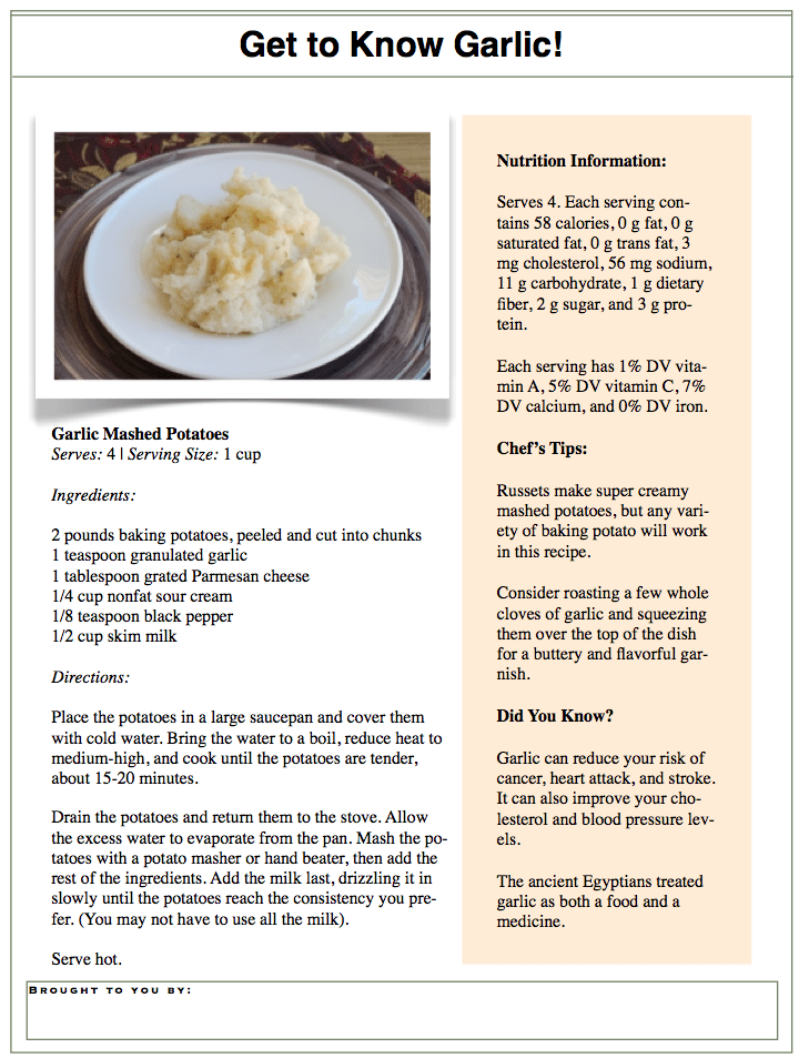 Download this handout today!