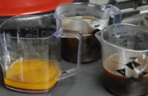 Use special cups to remove fat from gravy