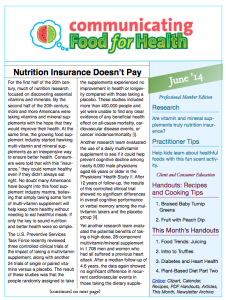 June 2014 Newsletter