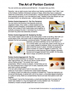 Art of Portion Control Free