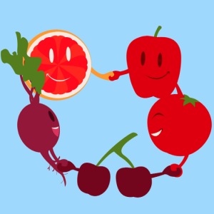 Red Fruits and Vegetables