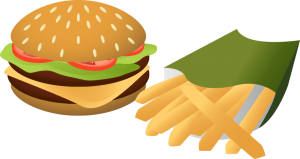 Burger and Fries