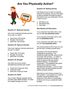 Physical Activity Quiz