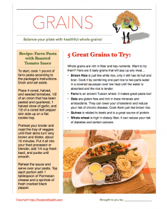 New Grain Handout