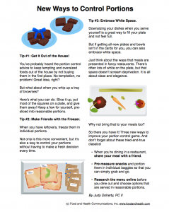 3 New Ideas for Portion Control