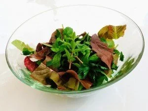 Look at all these greens!