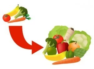 Add More Fruits and Vegetables